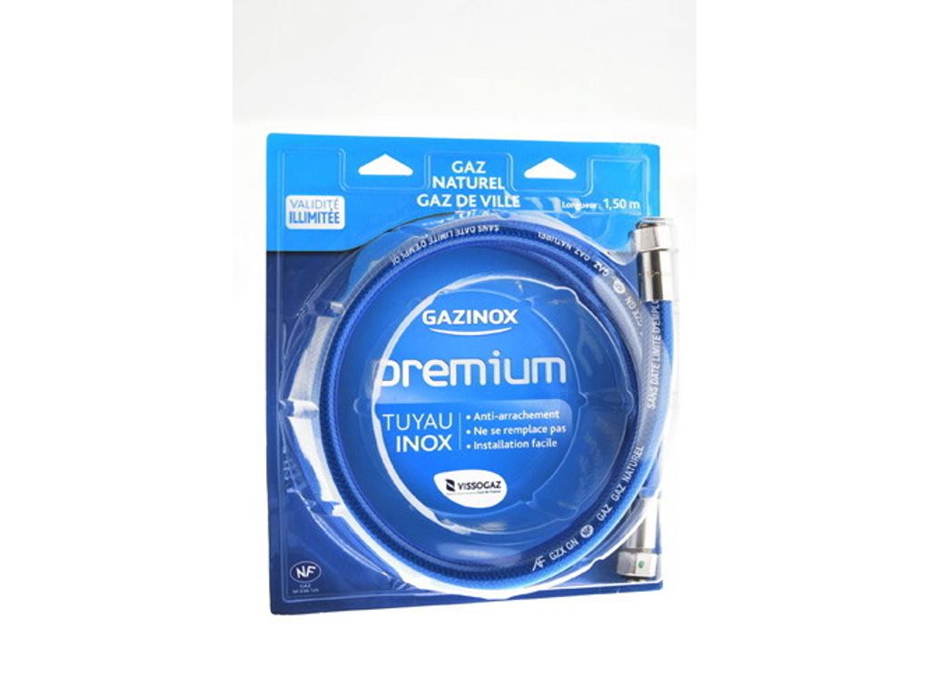 Tuyau de Gaz Naturel GAZINOX Premium GN 1,5m