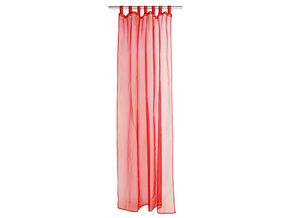 Rideaux - Voilage COLOR Rouge