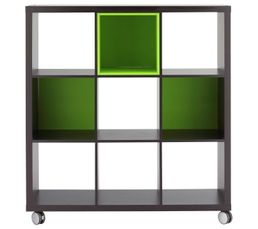 meuble 9 cases NEXT Wengé