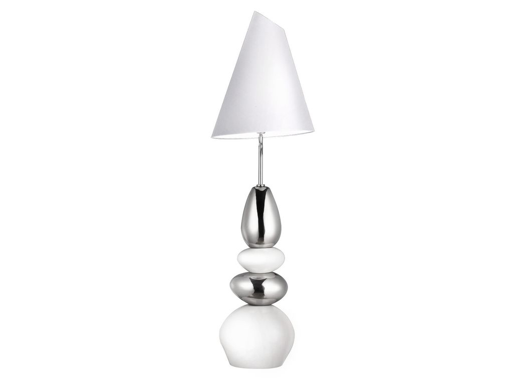 Lampes De Sol - Lampe de sol LISSEA Blanc/Argent