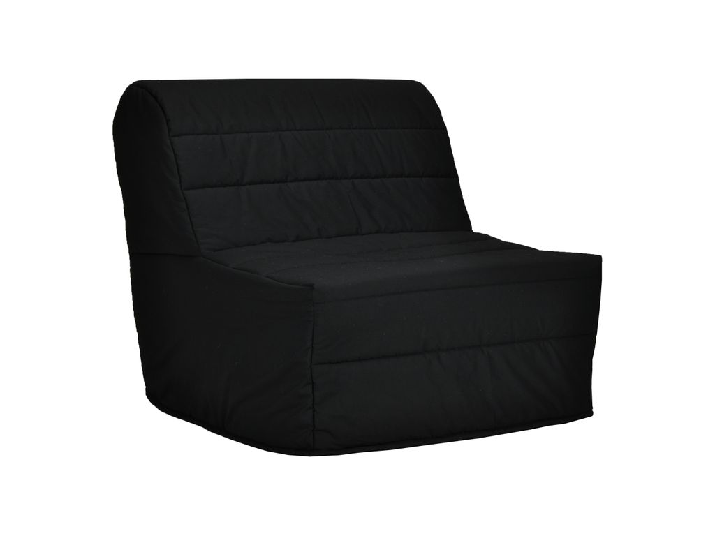 Banquettes - Banquette-lit BZ 90 EMELYNE Tissu A150 Noir