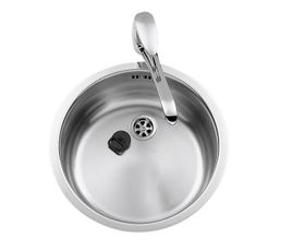 Cuve ronde 02IND Inox nid d'abeille