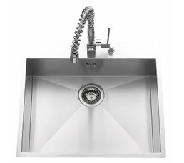 Evier 1 bac MONTEVERDI Inox satine - EV30IL