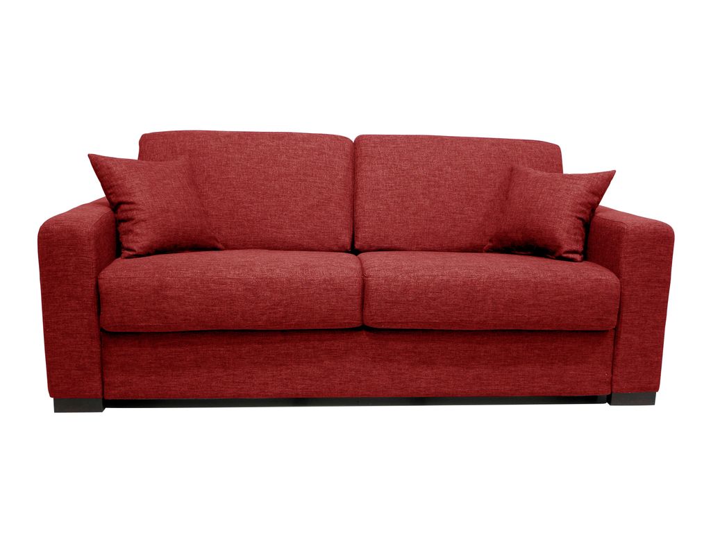 Canap�s - Convertible 3 places NICARAGUA Tissu Struktura Rouge