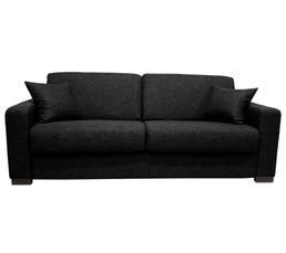 Canap�s - Convertible 4 places NICARAGUA Tissu Struktura Noir