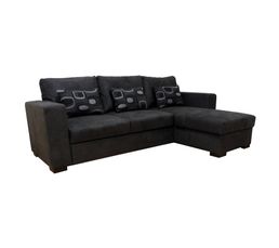 Canap�s - Angle convert.Méridien.révers. GIANNI Coloris Sirocco Anthracite