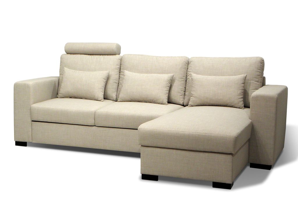 Canap�s - Angle convert.M�ridien.r�vers. GIANNI Linoso Naturel