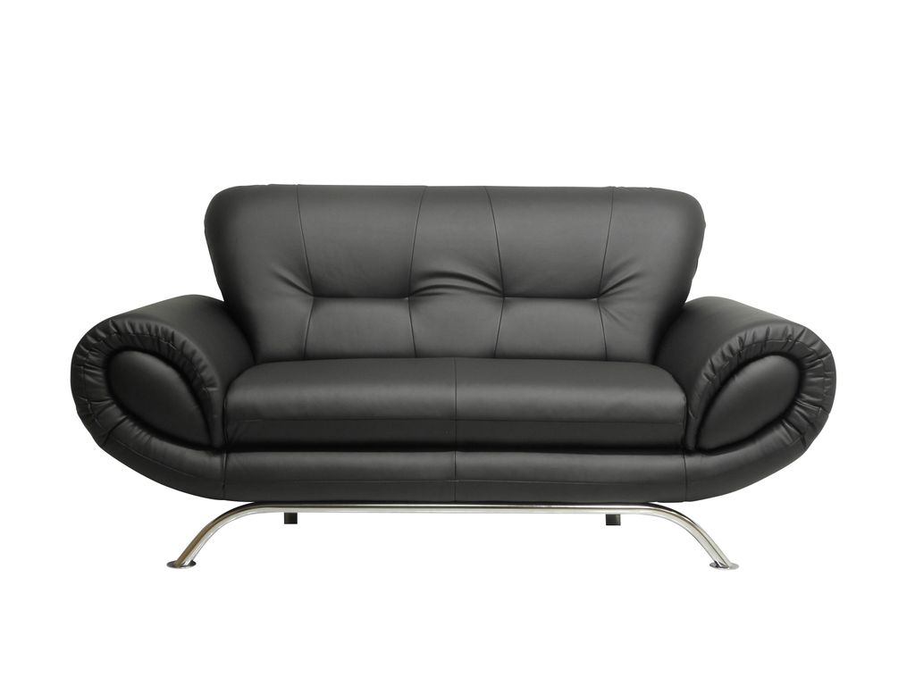 Canap�s - Canap� 2 places JUMBO Polyur�thane noir