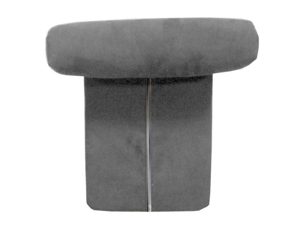 Accessoires Canap�s - T�ti�re GIANNI Microfibre coloris Gris souris