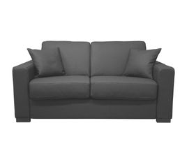 Canap�s - Convertible 2 places Bultex NICARAGUA Cuir Léonardo Anthracite