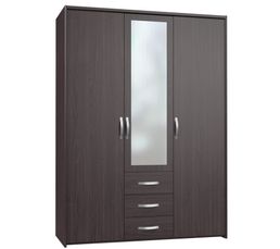 Dressings - Rgt 3P/1 miroir + 3T NOW 453114 WENGE