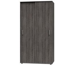 Armoires - Armoire 2 portes coulissantes DUO 459933 ch�ne brun