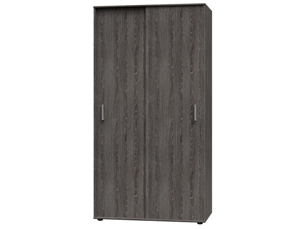 Armoires - Armoire 2 portes coulissantes DUO 459933 ch�ne brun