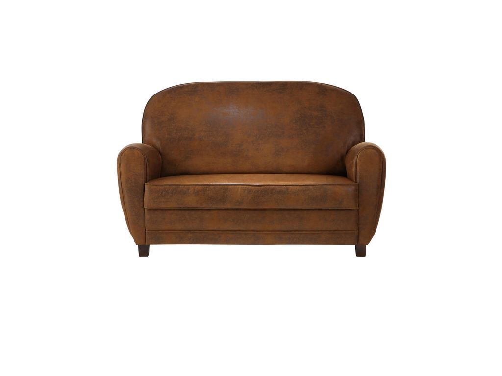 Canap�s - Canap� fixe 2 places FOGG Coloris marron  clair