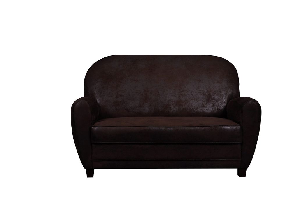 Canap�s - Canap� fixe 2 places FOGG Coloris marron fonc�