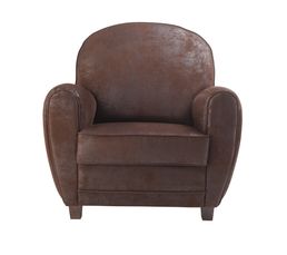 Fauteuils - Fauteuil FOGG Coloris marron foncé