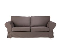 Housses canap�/convertible 3P CLARA Coloris taupe
