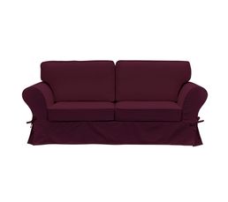 Housses canap�/convertible 3P CLARA Coloris prune