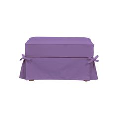 Housse pouf CARLA Coloris lilas