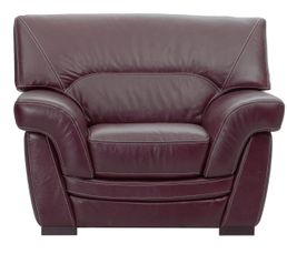 Fauteuils - Fauteuil ASHLEY Buffle/cro�te cuir Chocolat