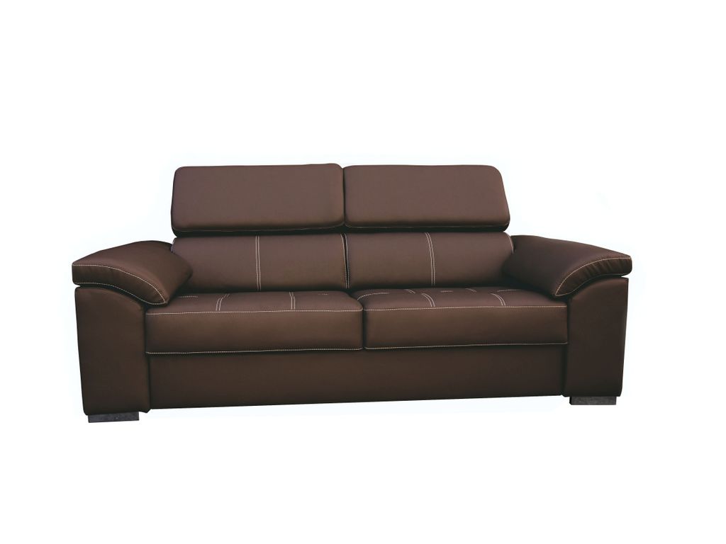 Canap�s - Canap� convertible 2 places ARTIC Polyur�thane marron