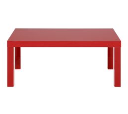 Tables Basses - Table basse rectangle laqu�e NEXT Rouge