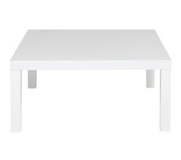 Tables Basses - Table basse GM carr�e laqu�e NEXT Blanc