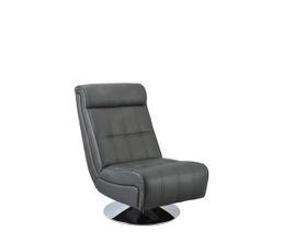 Fauteuils - Fauteuil pivotant LOUNGE Polyur�thane Noir