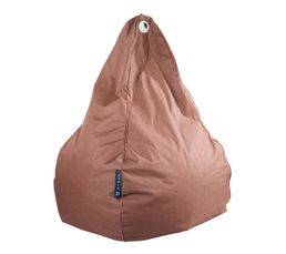Poufs & Poires - Poire D90xH110 cm PAOLA Chocolat