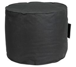 Chauffeuses - Pouf rond D50 x H40 cm PAOLA Noir