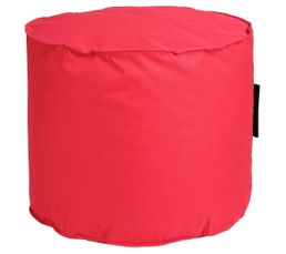 Chauffeuses - Pouf rond D50 x H40 cm PAOLA Rouge