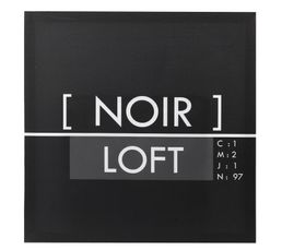 Toiles - Toile 50X50 COLORS Noir