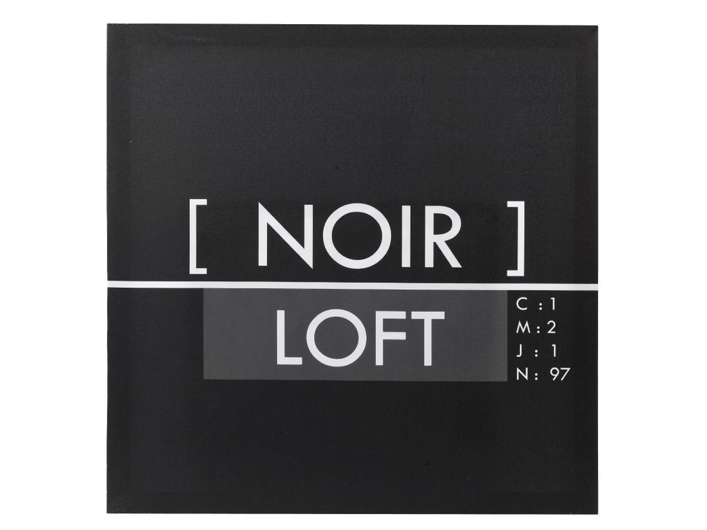 Toiles - Toile 50X50 COLORS Noir