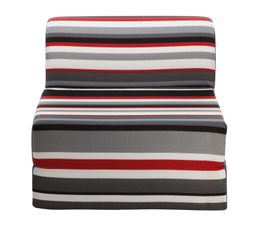 Poufs & Poires - Chauffeuse L.57,5 cm RAYURE Imprim�