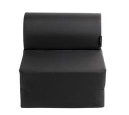 Poufs & Poires - Chauffeuse L.75 cm 2 IN 1 noir