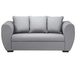 Canap� convert.2 places SACHA Tissu Gris