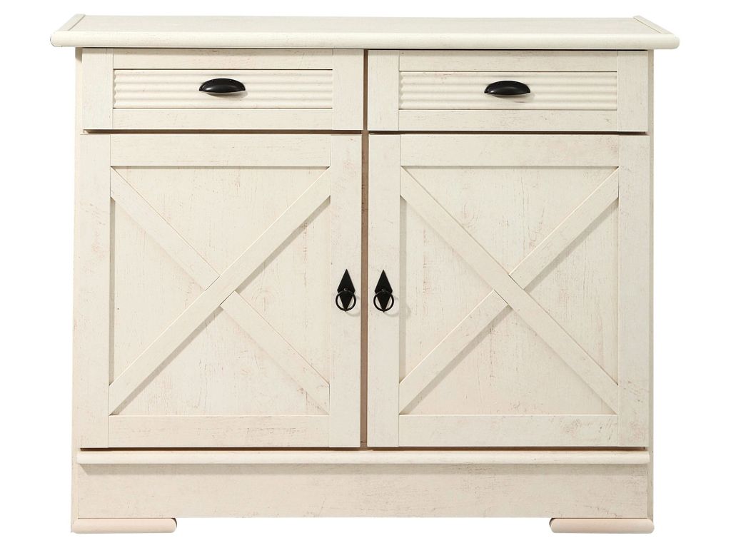 Buffets - Buffet 2 portes / 2 tiroirs OLIVIA BUFFET Ch�ne blanchi