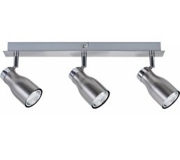 Spots Et Plafonniers - R�glette 3L GU10 MELI Nickel