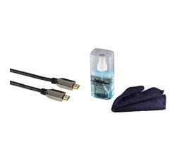 Kit HDMI 1.4 + nettoyant écran HAMA HDMI 1.4 + Netto