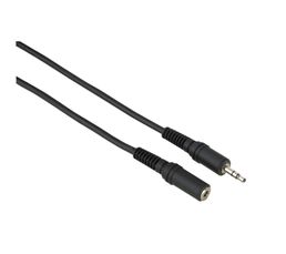 Connectiques Audio Video - Rallonge audio HAMA Jack 3,5 m�le/fem 2,5m
