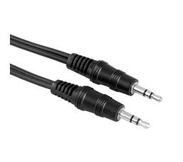 Connectiques Audio Video - C�ble audio HAMA Jack 3,5 m�le/m�le 1,5 m