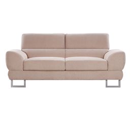 Canap�s - Canap� fixe 2 places CITY ONE Tissu Ecru