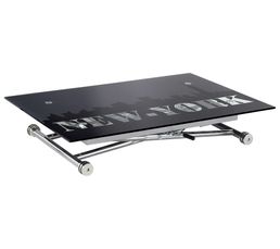 Tables Basses - TABLE TRANSFORMABLE UP AND DOWN NYC