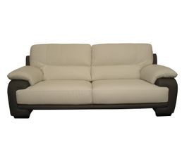 Canap�s - Canap� 3 places District Coloris gris blanc