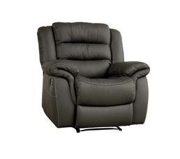 Fauteuils - Fauteuil relax CIRCUS Cuir/cro�te cuir 7001 gris