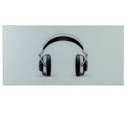 Bureaux - Plateau en verre 120 cm CASQUE
