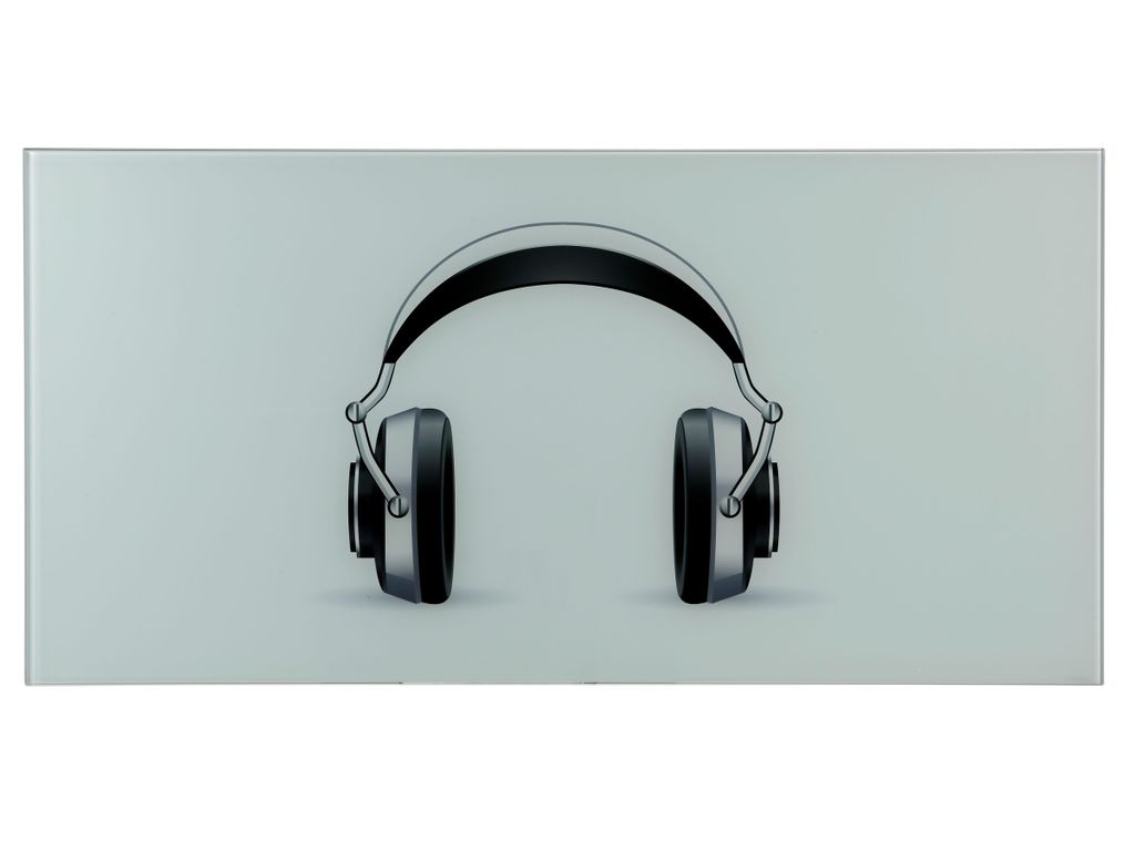 Bureaux - Plateau en verre 120 cm CASQUE
