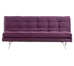Banquette-lit SILVER Coloris Prune
