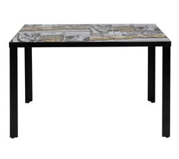 Tables - Table rectangulaire STREET plateau c�ramique motifs NYC