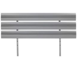 Lits - T�te de lit 140 cm Shadow 2 gris